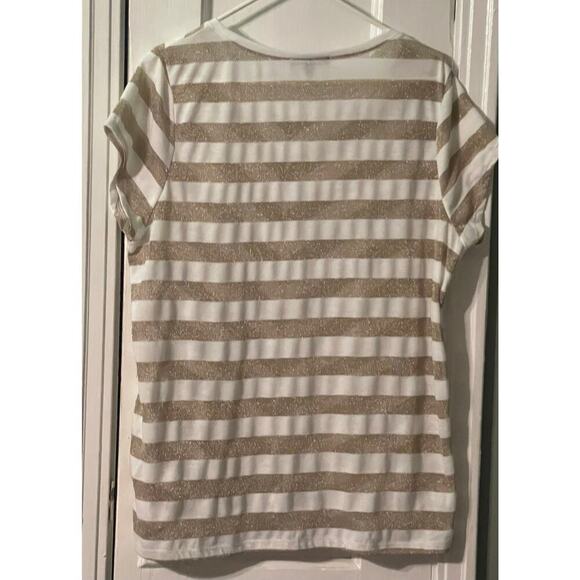 International Concepts Chevron Striped Top - Picture 2 of 3